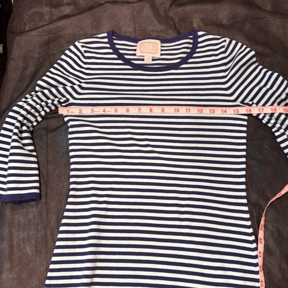 🔥Sail to Sable Striped Blue  Dress🔥 - Picture 6 of 6
